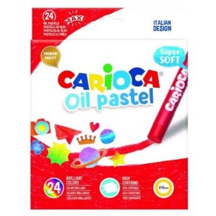 Λαδοπαστέλ Carioca 24 χρωμάτων Maxi (43278)